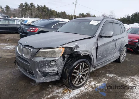 2011 BMW X3 xDrive35I from USA, damaged, VIN 5UXWX7C53BL734492